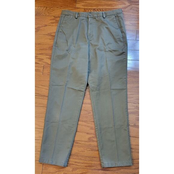 Dockers Brown Khaki Slacks Women’s Size 16 Long High Rise Pants 100% Cotton - Picture 1 of 16